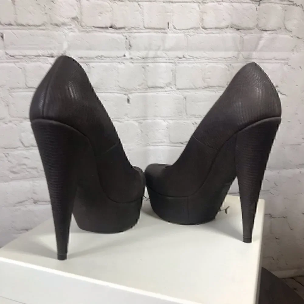 YVES SAINT LAURENT RIVE GAUCHE PLATFORM heels 7 (37)